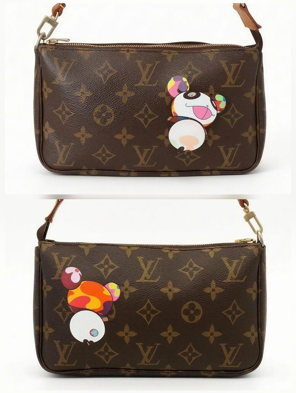 Louis Vuitton Murakami Panda Pochette Accessoires Limited Edition ✨ COA - Picture 4 of 16